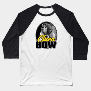 Clara Bow: An Unflappable Flapper Baseball T-Shirt